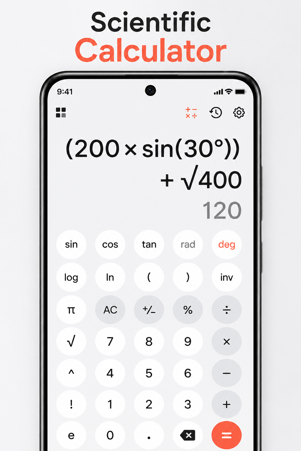Scientific Calculator View